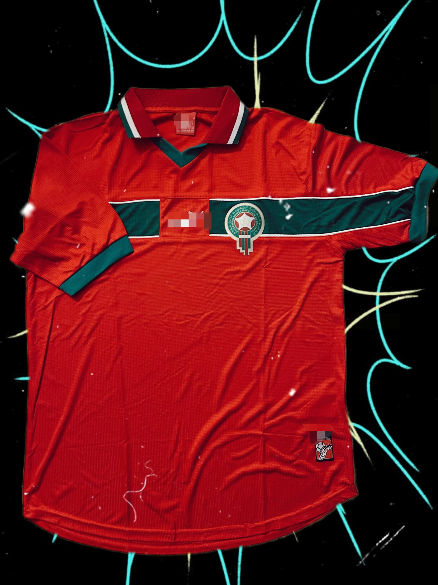 Maillot Maroc 1998 - Edition Bon courage | Draganov