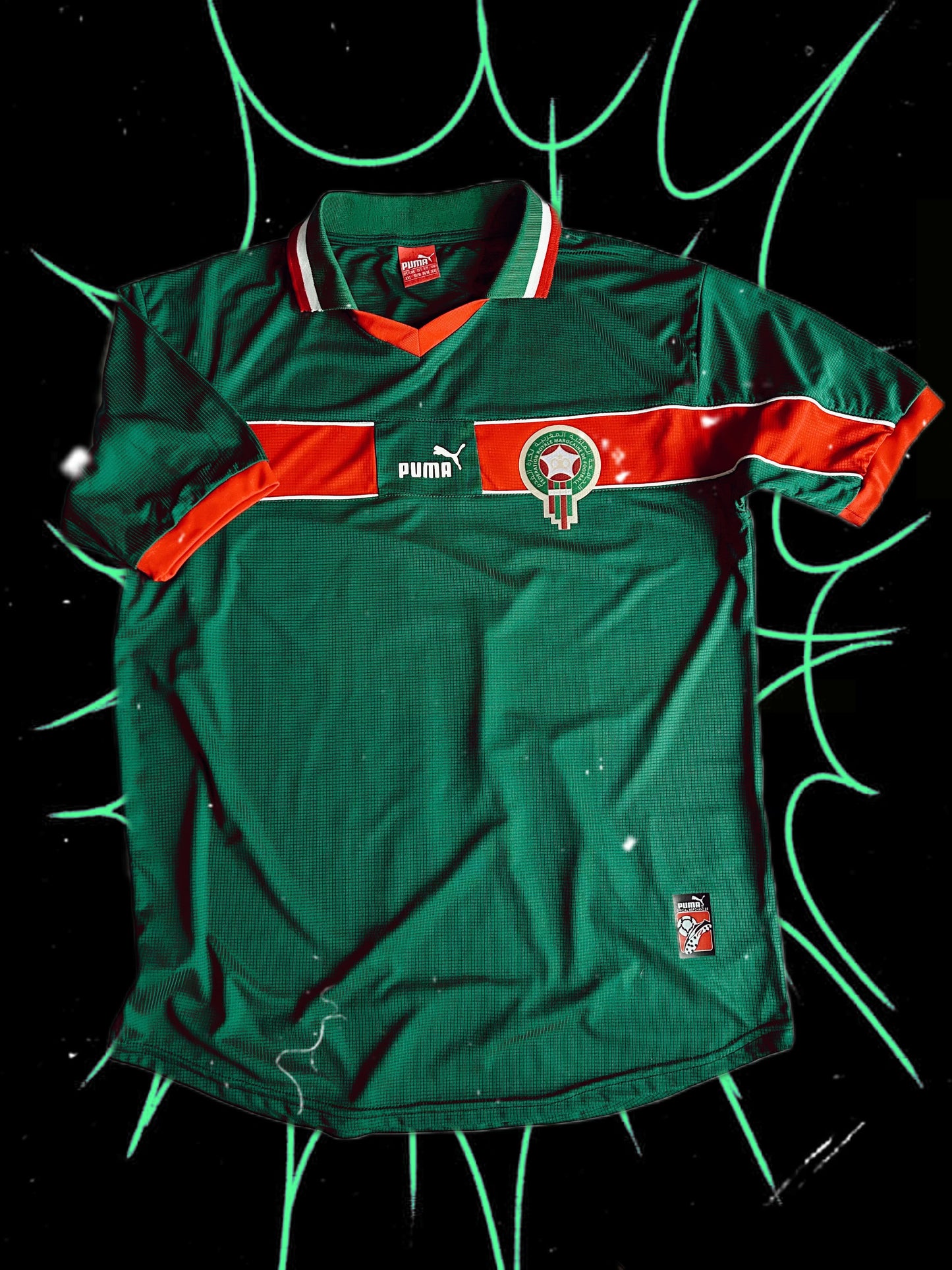 Maillot Maroc 1998 - Edition Bon courage | Draganov
