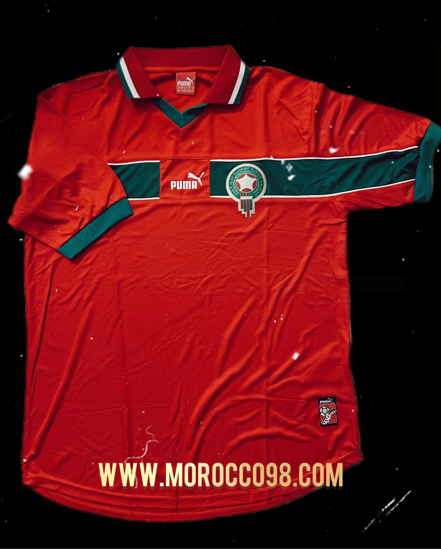 Maillot Maroc 1998 - Reproduction Authentique | Équipe Nationale